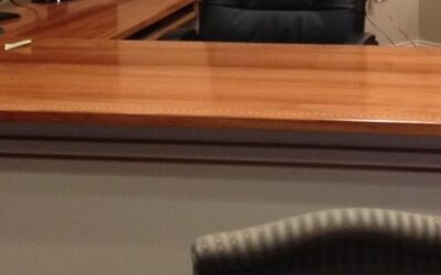 Detailed Accents on Custom-Built Office Furniture