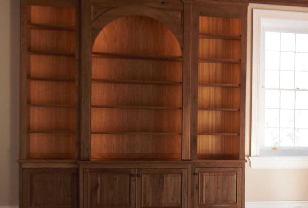 Built for Living: Walnut Wall Units with Historic Charm