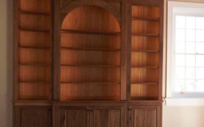 Built for Living: Walnut Wall Units with Historic Charm